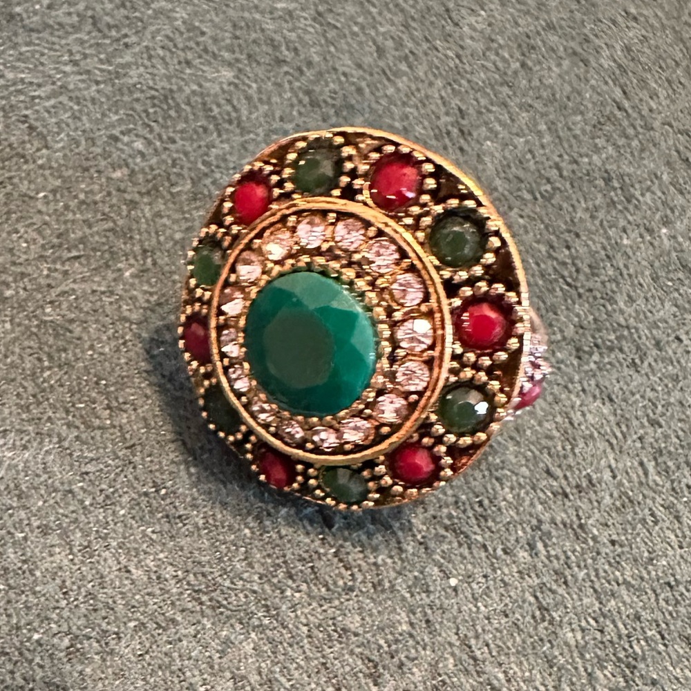 Beautiful colourful rings , size 7
